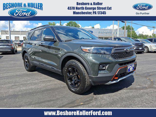 used 2022 Ford Explorer car, priced at $35,700