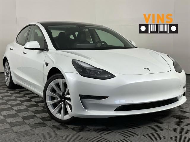 used 2022 Tesla Model 3 car, priced at $27,980