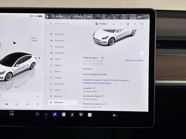 used 2022 Tesla Model 3 car, priced at $27,980