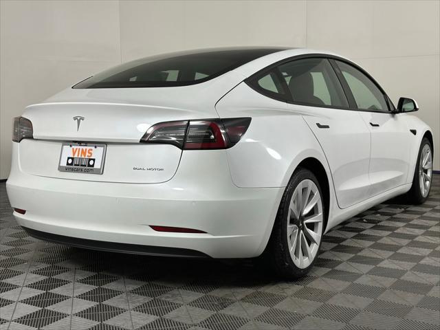 used 2022 Tesla Model 3 car, priced at $27,980