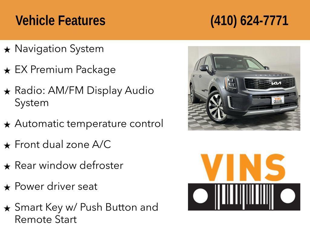 used 2022 Kia Telluride car, priced at $30,980