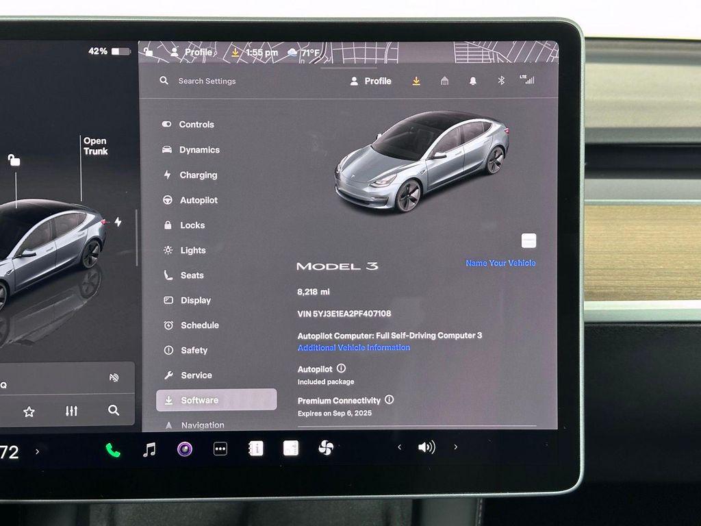 used 2023 Tesla Model 3 car, priced at $27,980