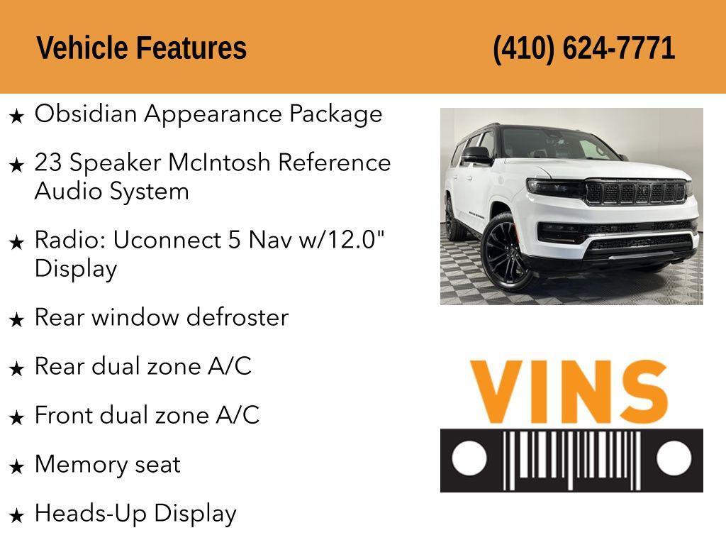 used 2024 Jeep Grand Wagoneer L car, priced at $57,450