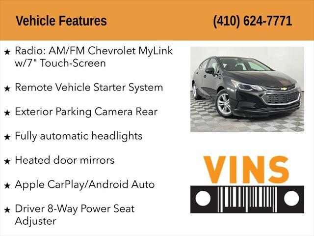 used 2018 Chevrolet Cruze car, priced at $11,480