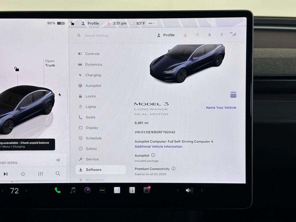 used 2024 Tesla Model 3 car, priced at $33,980