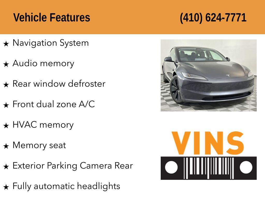 used 2024 Tesla Model 3 car, priced at $33,980