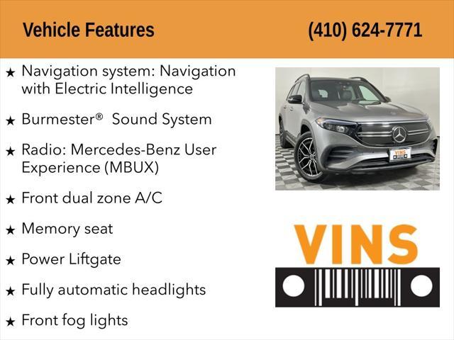 used 2023 Mercedes-Benz EQB 300 car, priced at $29,980