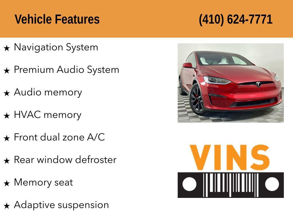 used 2024 Tesla Model X car, priced at $74,980
