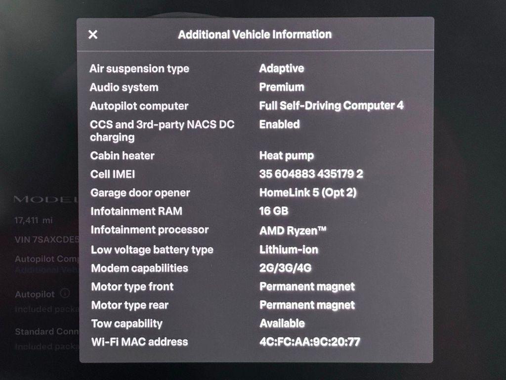 used 2024 Tesla Model X car, priced at $54,980