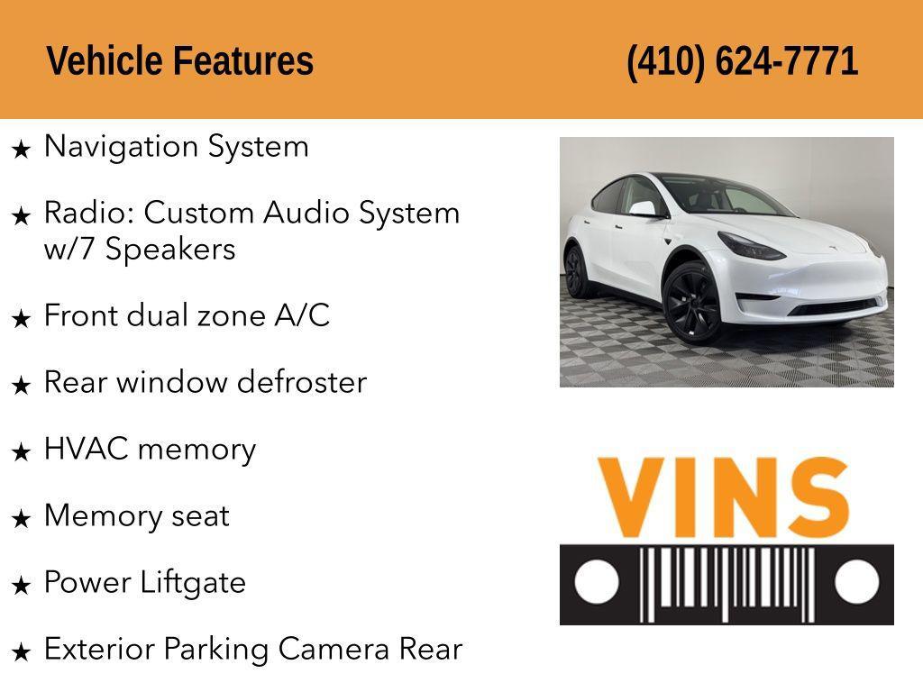 used 2025 Tesla Model Y car, priced at $36,980