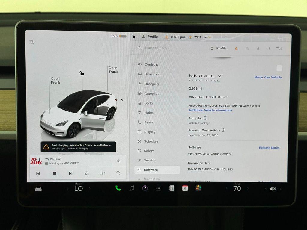 used 2025 Tesla Model Y car, priced at $36,980