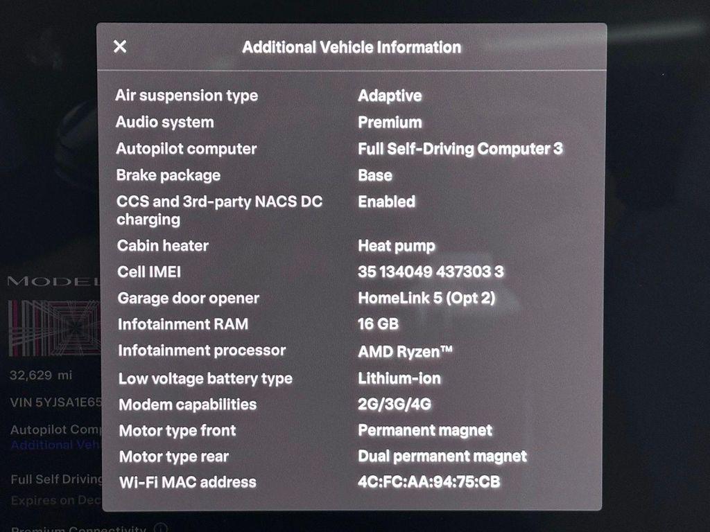 used 2022 Tesla Model S car, priced at $51,980