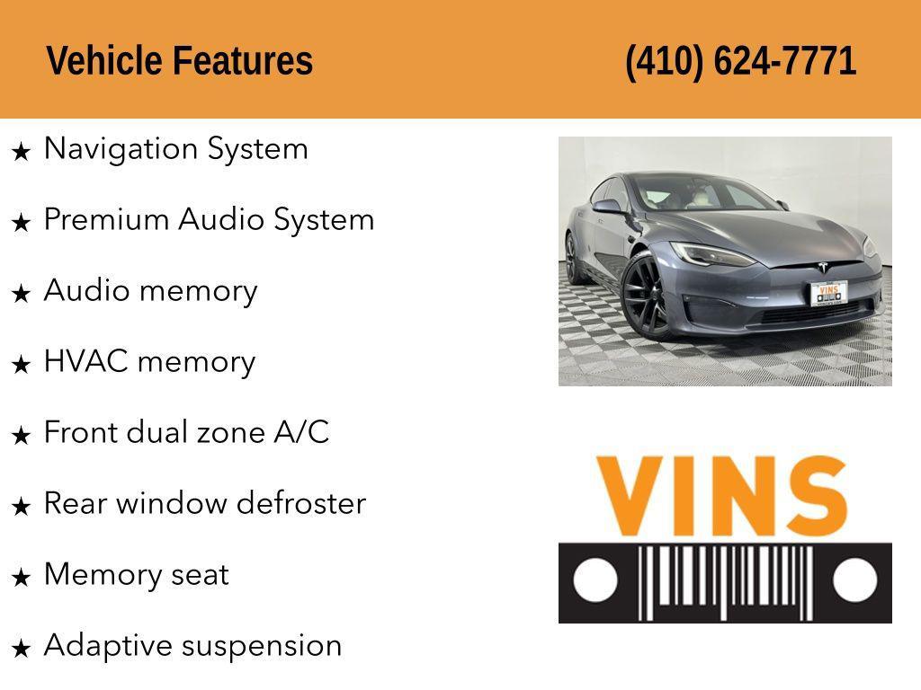 used 2022 Tesla Model S car, priced at $51,980