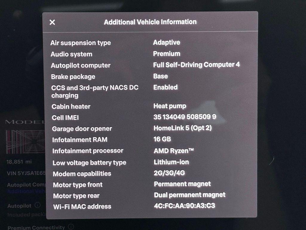 used 2023 Tesla Model S car, priced at $60,980