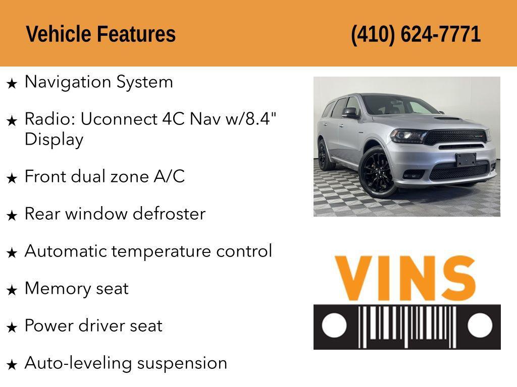 used 2020 Dodge Durango car, priced at $28,500