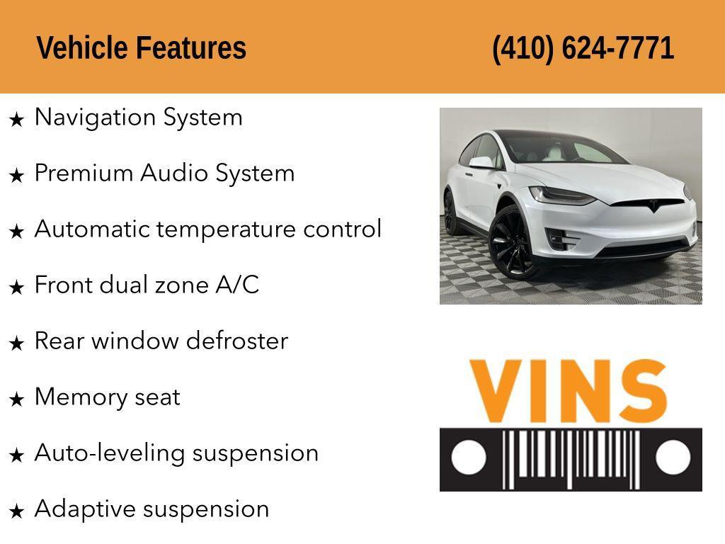 used 2021 Tesla Model X car, priced at $35,980
