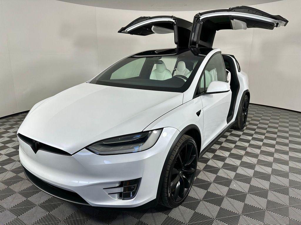 used 2021 Tesla Model X car, priced at $35,980