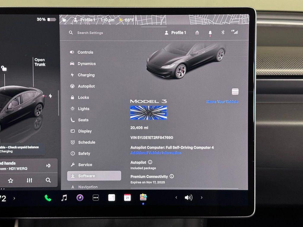 used 2024 Tesla Model 3 car, priced at $39,980