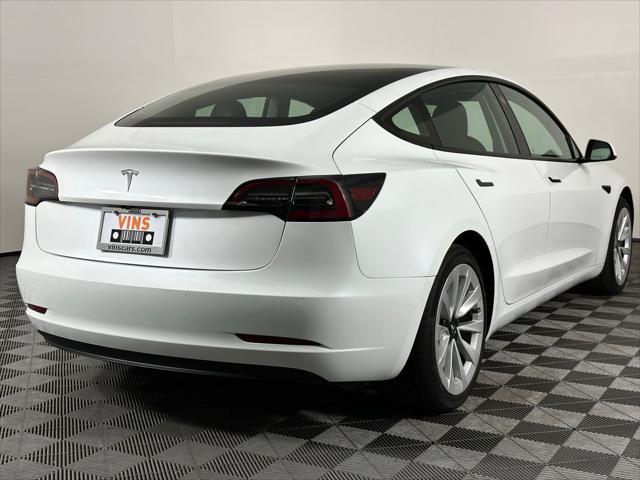 used 2021 Tesla Model 3 car, priced at $24,490