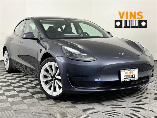 used 2021 Tesla Model 3 car, priced at $26,125