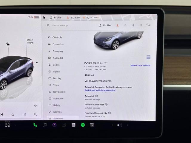 used 2023 Tesla Model Y car, priced at $29,975