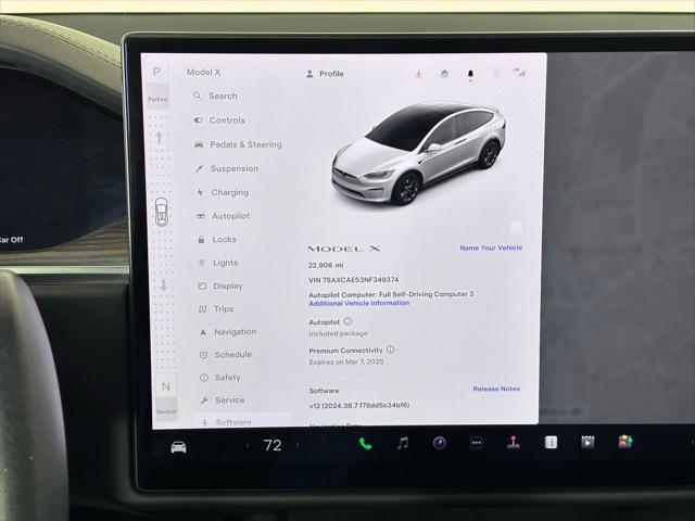 used 2022 Tesla Model X car, priced at $50,980