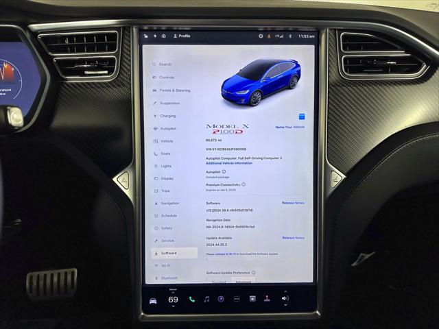 used 2018 Tesla Model X car, priced at $33,975