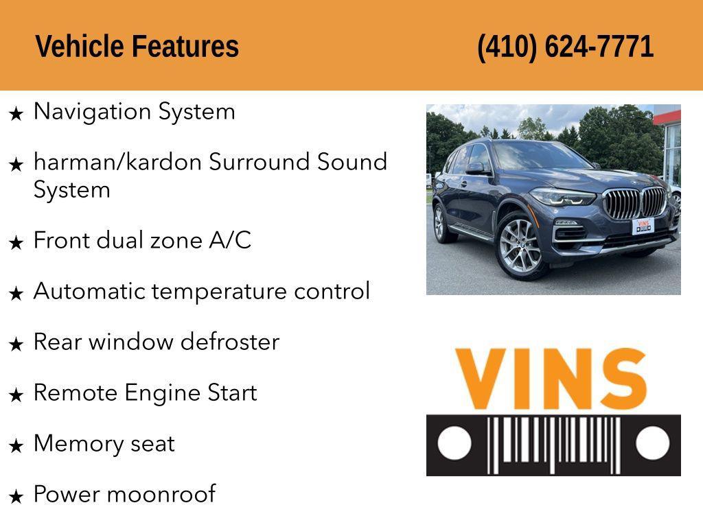 used 2019 BMW X5 car, priced at $27,980