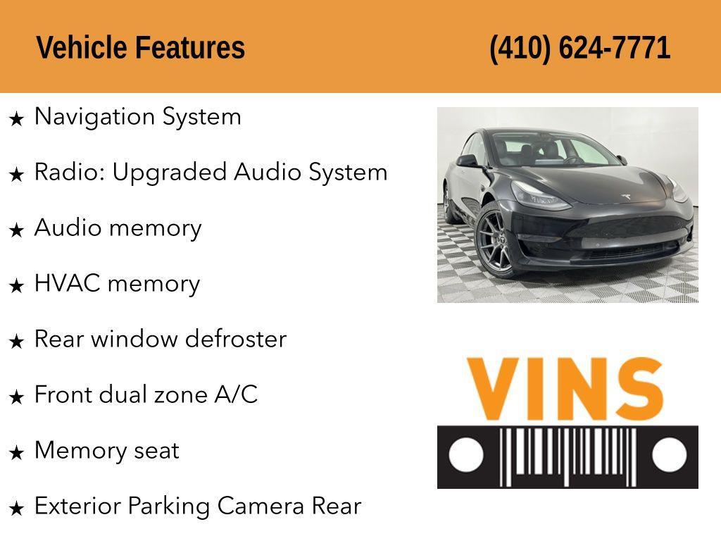 used 2022 Tesla Model 3 car, priced at $18,480