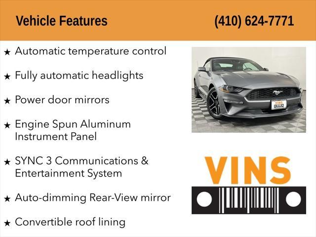 used 2022 Ford Mustang car, priced at $22,980