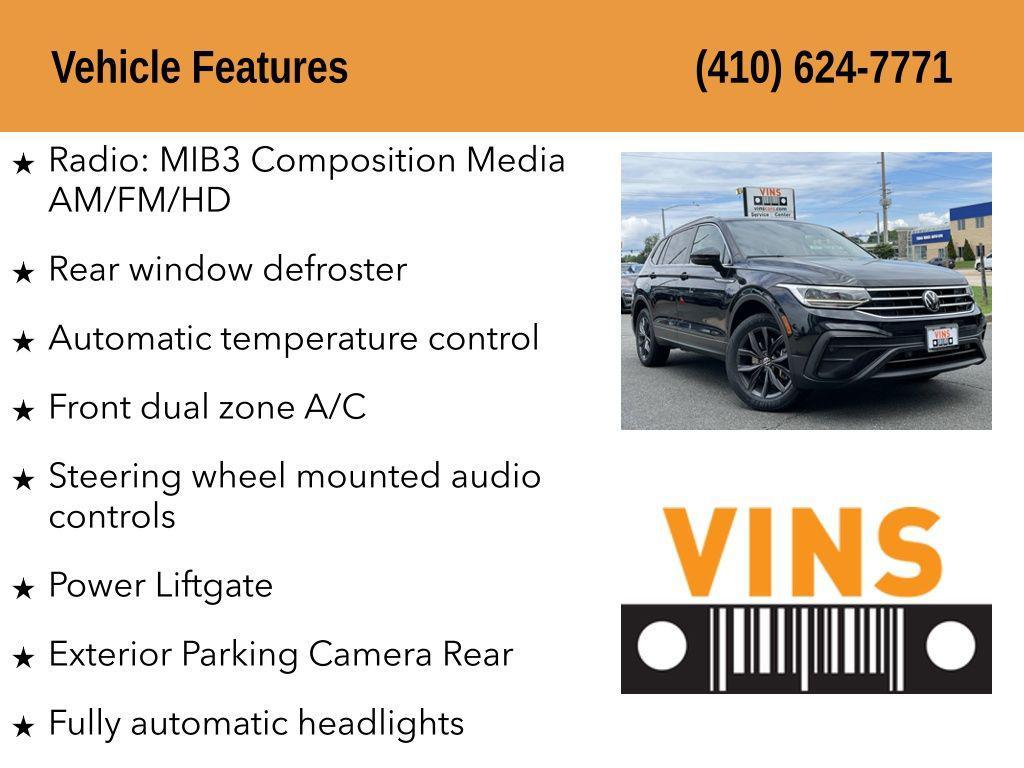 used 2023 Volkswagen Tiguan car, priced at $19,500