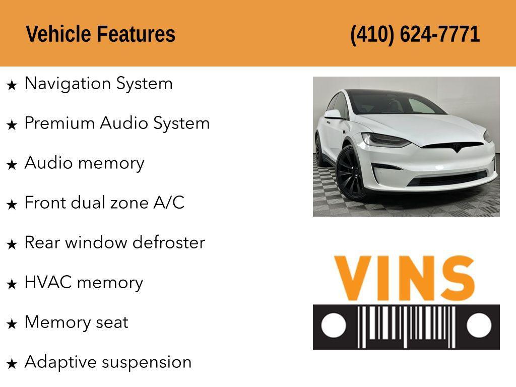 used 2022 Tesla Model X car, priced at $52,681