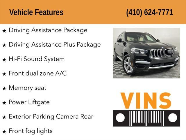 used 2019 BMW X3 car, priced at $19,980
