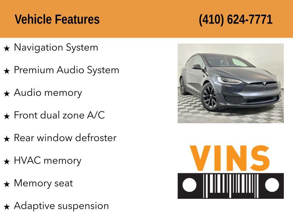 used 2022 Tesla Model X car, priced at $50,980