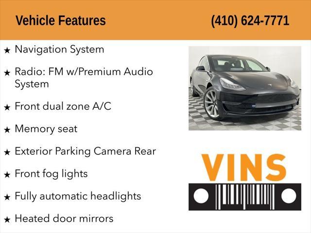 used 2018 Tesla Model 3 car, priced at $19,480