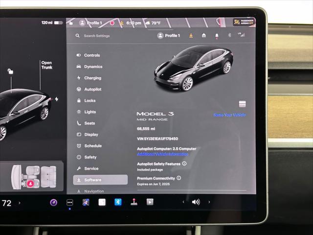 used 2018 Tesla Model 3 car, priced at $19,480
