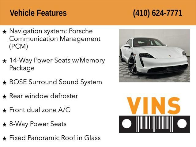 used 2022 Porsche Taycan car, priced at $56,980