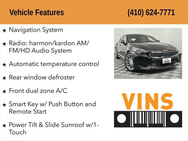 used 2022 Kia Stinger car, priced at $25,980
