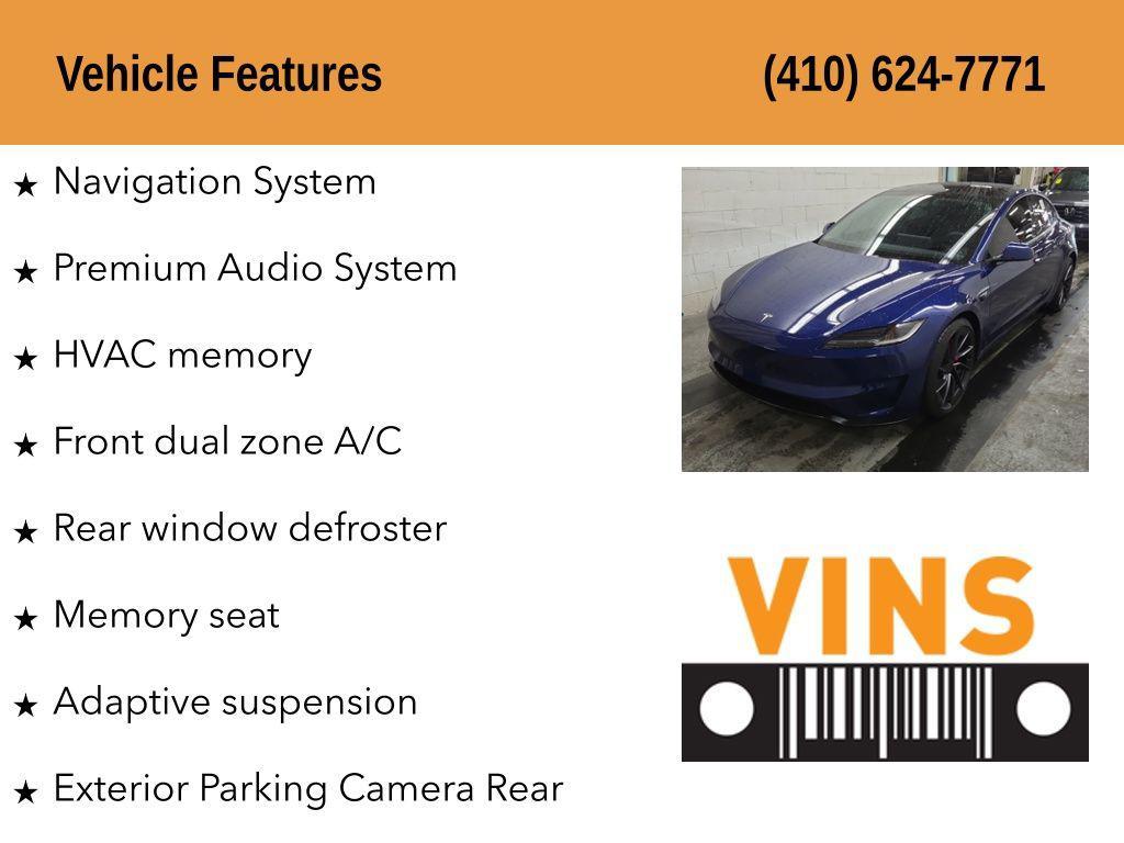 used 2024 Tesla Model 3 car, priced at $39,980