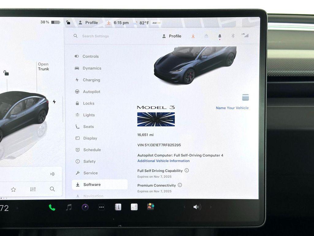 used 2024 Tesla Model 3 car, priced at $38,409