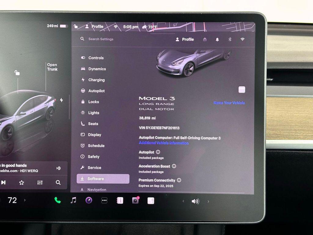 used 2022 Tesla Model 3 car, priced at $23,980