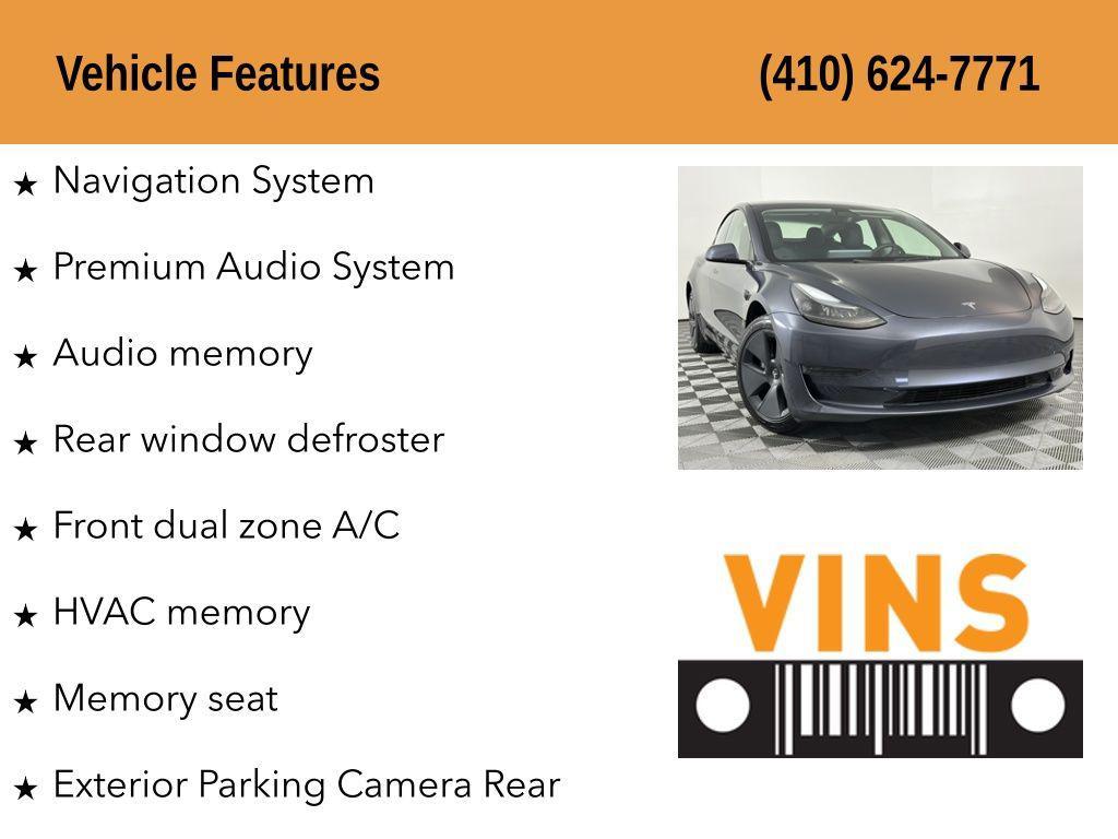 used 2022 Tesla Model 3 car, priced at $23,980