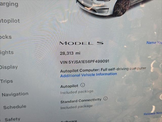 used 2023 Tesla Model S car, priced at $42,980
