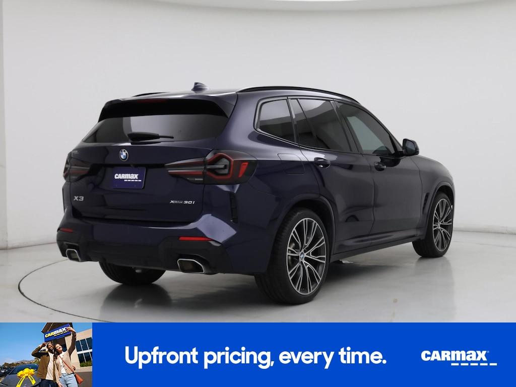 used 2022 BMW X3 car, priced at $31,998