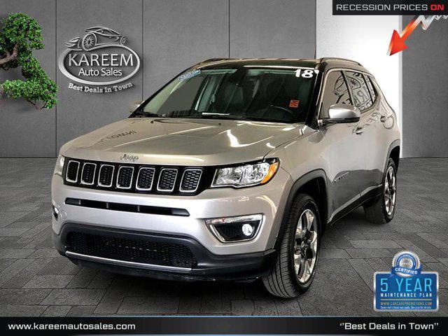 used 2018 Jeep Compass car, priced at $16,725