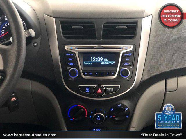 used 2017 Hyundai Accent car, priced at $9,745