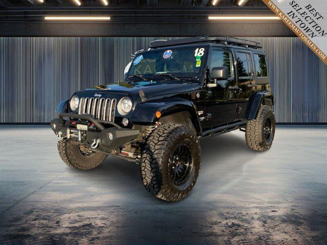 used 2018 Jeep Wrangler JK Unlimited car, priced at $27,645