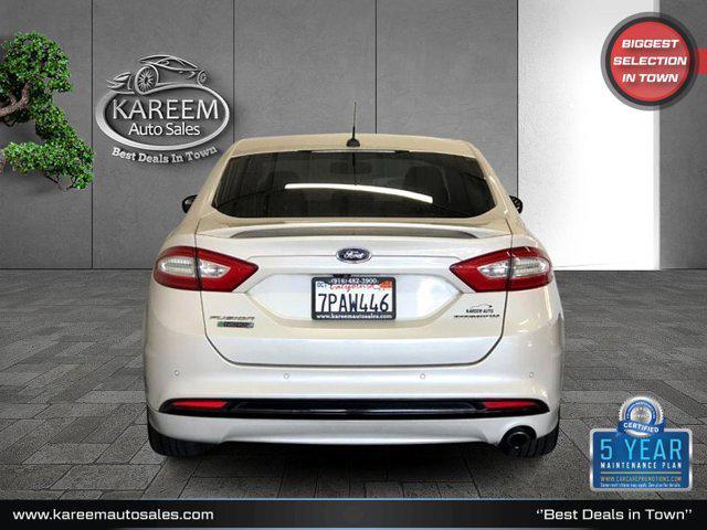 used 2015 Ford Fusion Energi car, priced at $12,365