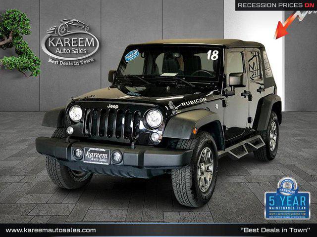 used 2018 Jeep Wrangler JK Unlimited car, priced at $31,985
