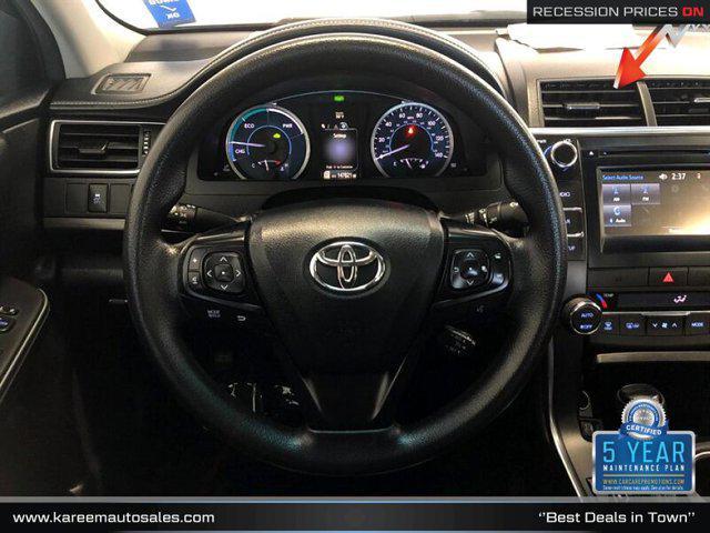 used 2016 Toyota Camry Hybrid car, priced at $13,325